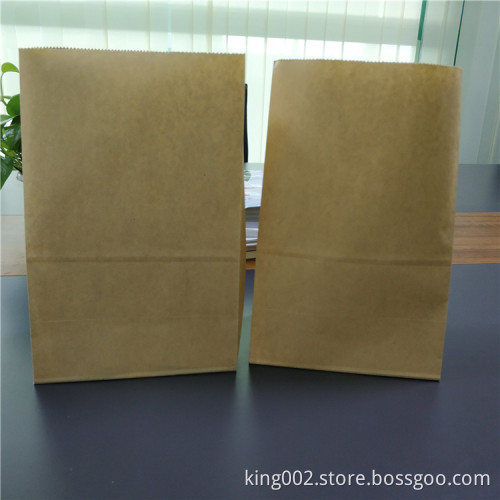 kraft paper bags wholesale with square bottom for food